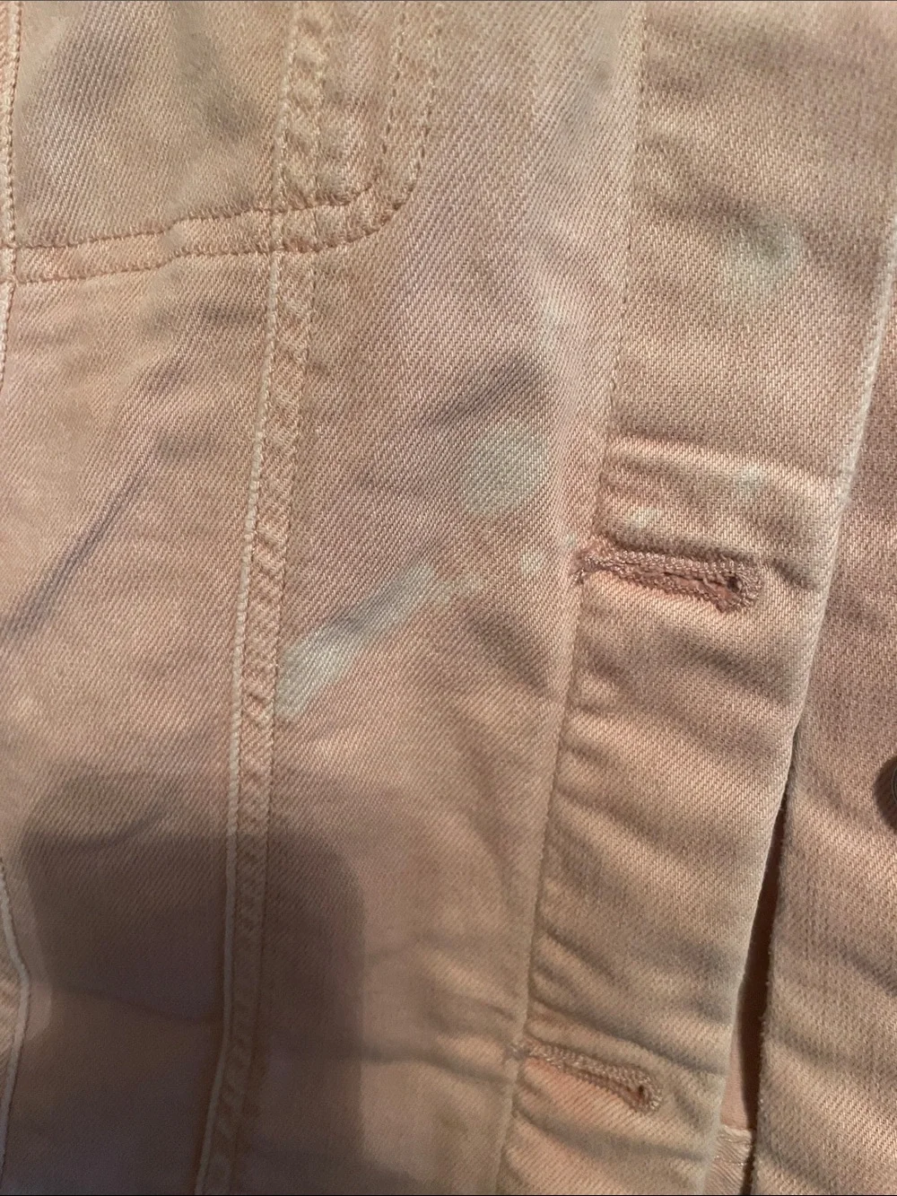 Ralph Lauren Blush Pink Denim Jacket - Picture 5 of 8